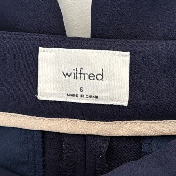 Aritzia Babaton Navy Blue Straight Leg kick Flare Pants Size 6 - Picture 10 of 12